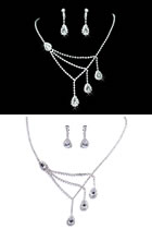 Bridal Necklace and Earrings Set