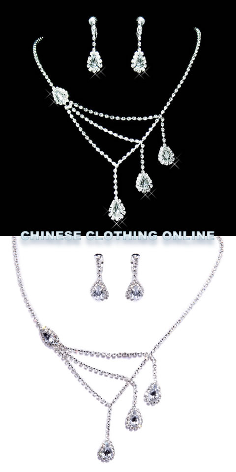 Bridal Necklace and Earrings Set