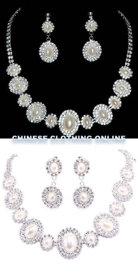Bridal Necklace and Earrings Set