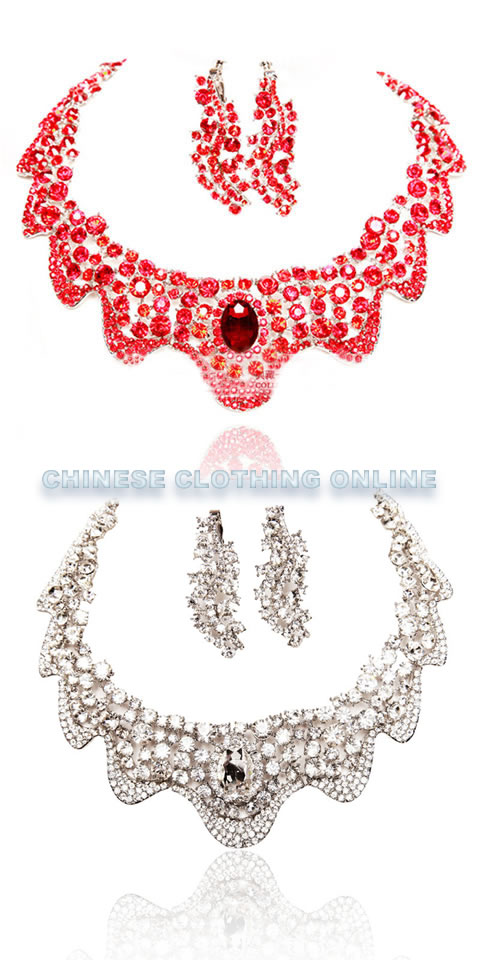 Bridal Necklace and Earrings Set