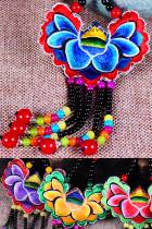 Handmade Ethnic Embroidery Necklace