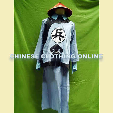 Qing Dynasty Soldier's Uniform w/ Hat (CM)