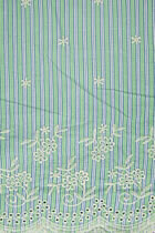 Fabric - Yarn-dyed Cotton w/ Embroidery