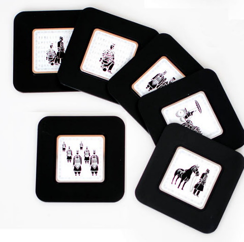 Chinese Ethnic Coaster (6 pcs)