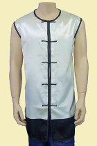 Round Collar Dual-color Kung Fu Majia/Vest