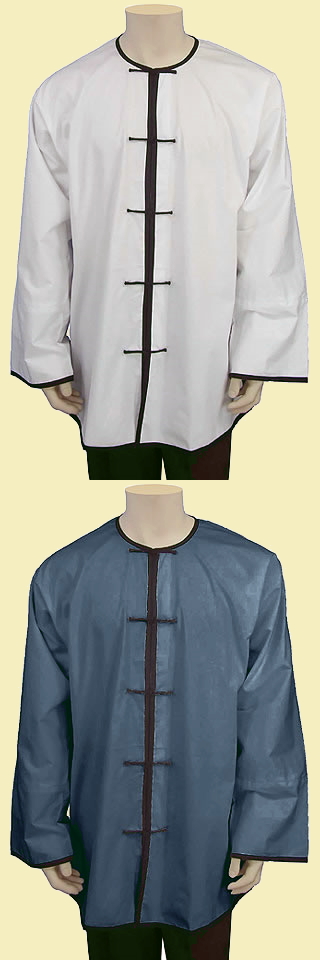 Round Collar Open Cuffs Kung Fu Jacket/Shirt (CM)