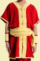V-collar Short-sleeve Kung Fu Shirt (CM)