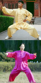 Mandarin Collar Binding-cuff Kung Fu Suit (CM)