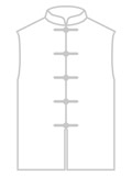 Mandarin Collar Cotton Sleeveless Underwear (CM)