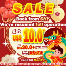 we have resumed full operation, BACK FROM CNY SALE