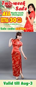 Ready-made Long-length Style Cheongsam / Qipao