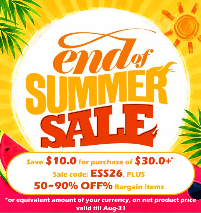 End of summer sale