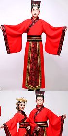 Scholar-bureaucrat Court Dress w/ Crown (RM)