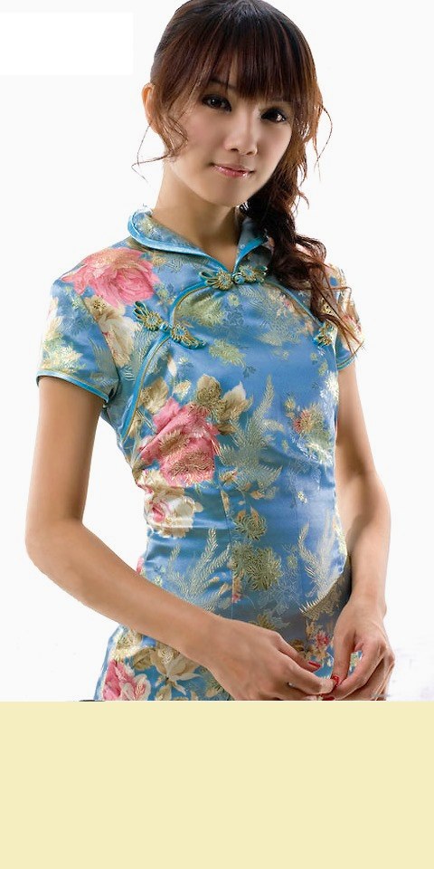 Fabric - Camellia & Small Phoenix Brocade
