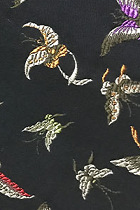 Fabric - Large Butterfly Brocade
