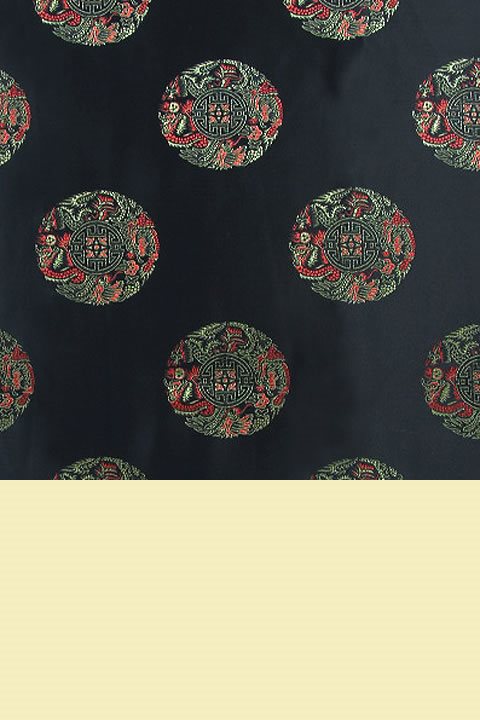 Fabric - Huddling Dragon Brocade (Multicolor)