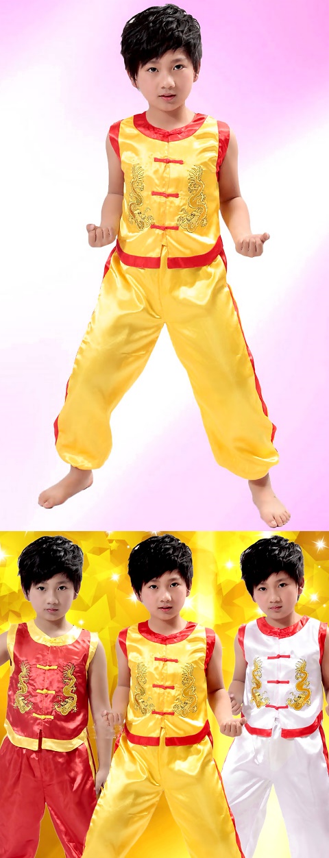 Kid's Double-Dragon Kung Fu Uniform (RM)