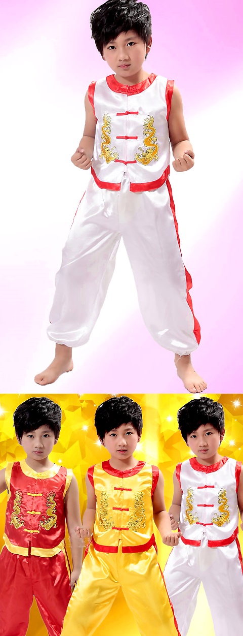 Kid's Double-Dragon Kung Fu Uniform (RM)