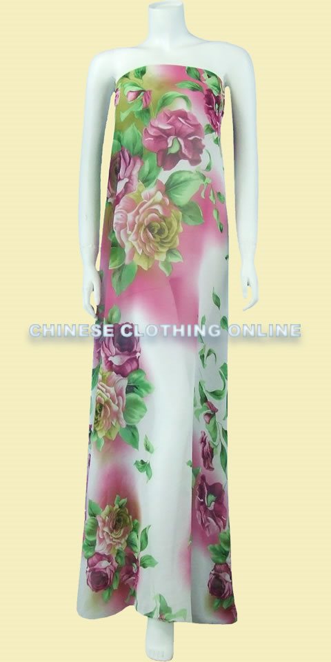 Fabric - See-through Floral Chiffon