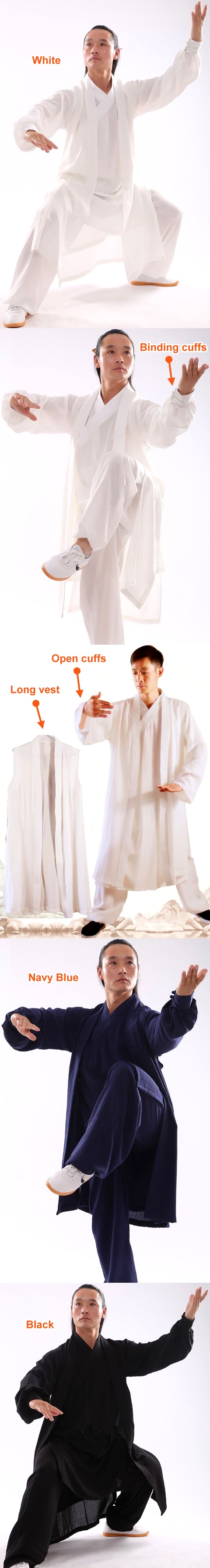 Wudang Taoist Linen 3-piece Suit (RM)