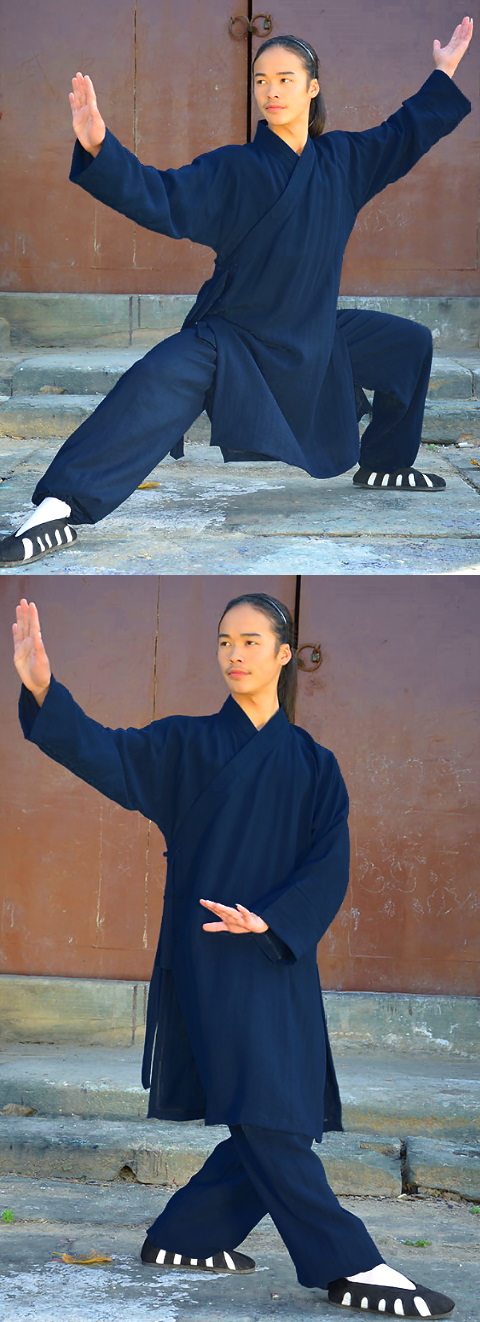 Wudang Taoist Open-cuff Robe with Pants (RM)
