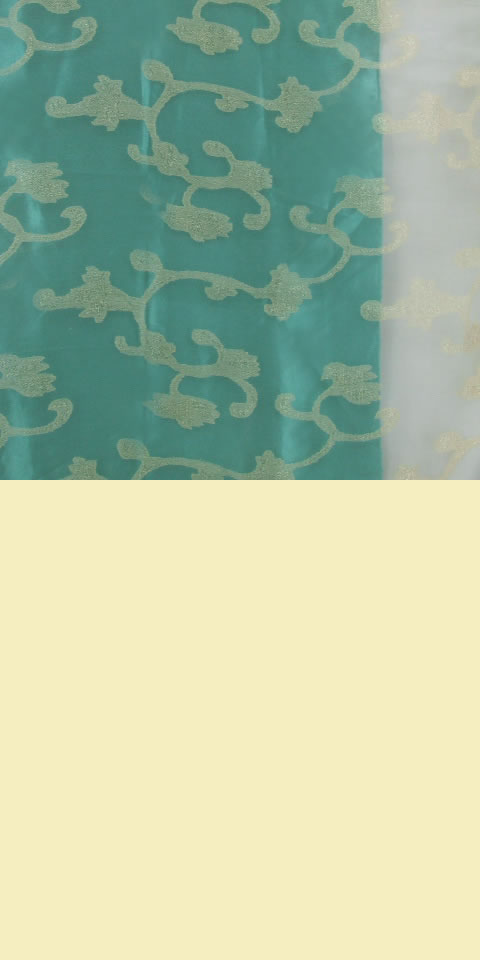 Fabric - See-through Embroidery Gauze (Yellow)