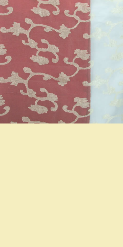 Fabric - See-through Embroidery Gauze (Yellow)