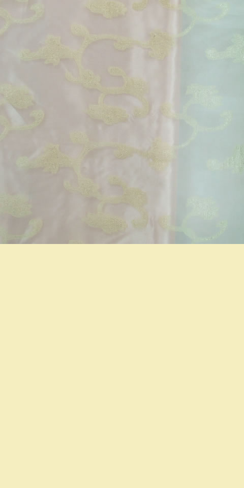 Fabric - See-through Embroidery Gauze (Yellow)