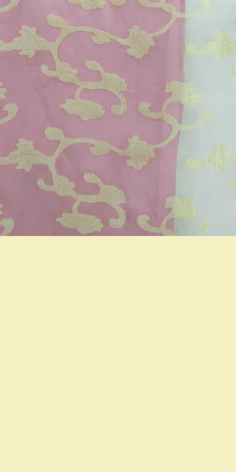 Fabric - See-through Embroidery Gauze (Yellow)