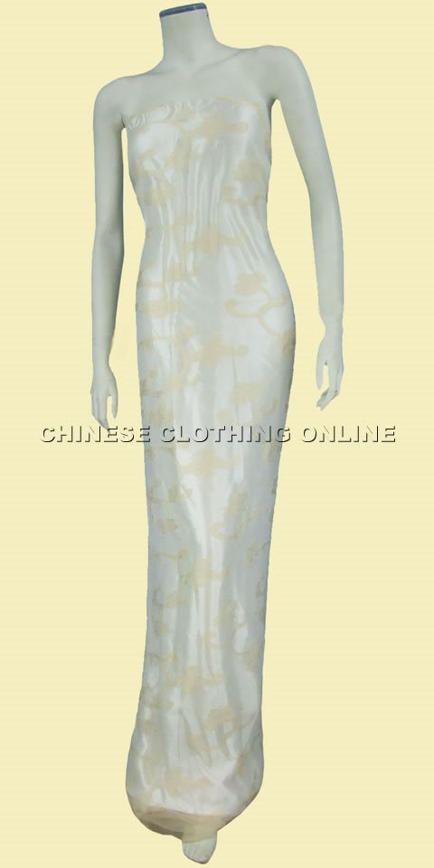 Fabric - See-through Embroidery Gauze (Yellow)