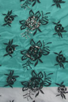 Fabric - See-through Embroidery Gauze (Black)