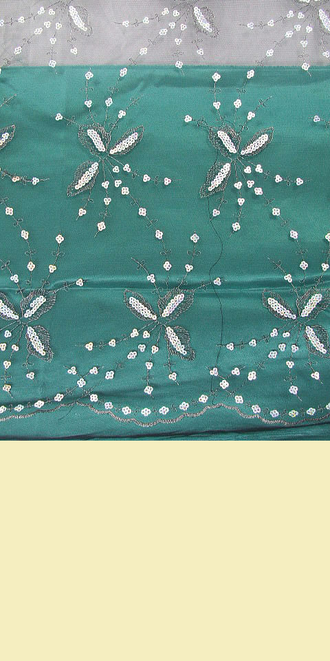 Fabric - See-through Embroidery Gauze (Black)