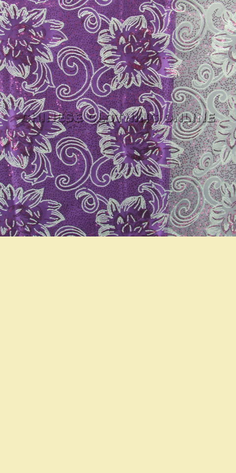 Fabric - See-through Embroidery Gauze (Orchid)