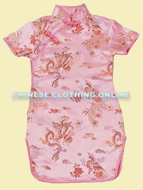 Girl's Dragon & Phoenix Cheongsam Dress (RM)