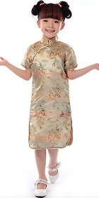 Girl's Dragon & Phoenix Cheongsam Dress (RM)