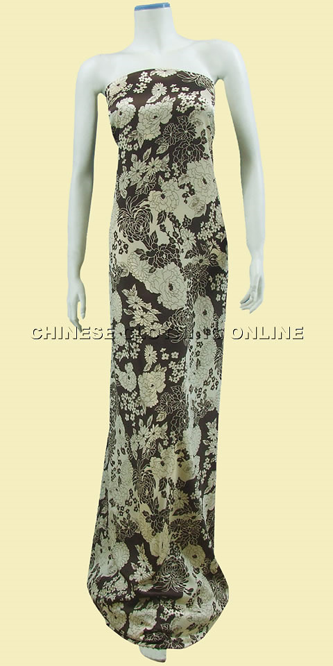 Fabric - Floral Imitation Silk