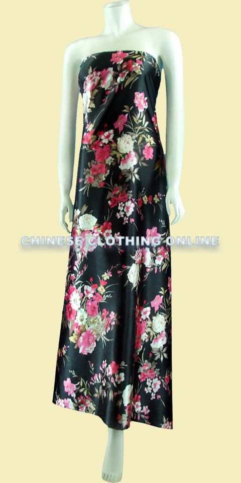 Fabric - Floral Imitation Silk