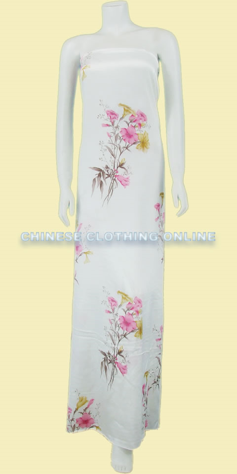 Fabric - Floral Imitation Silk