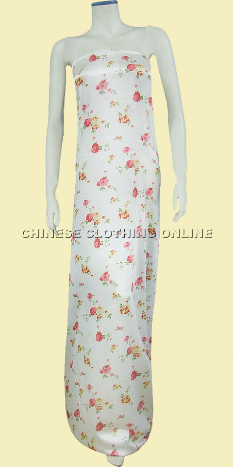 Fabric - Floral Imitation Silk