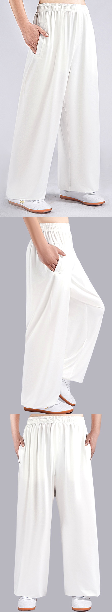 Professional Taichi Kungfu Ice Silk Linen Pants (RM)