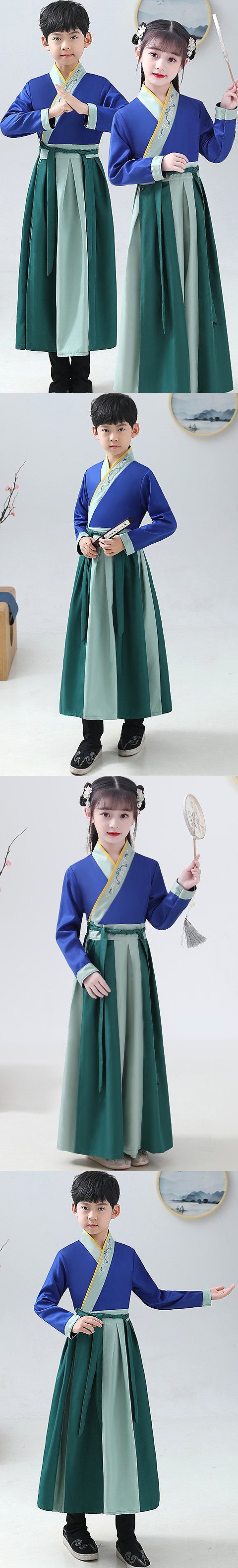 Kid's Han Dynasty Hanfu for Boys and Girls (RM)