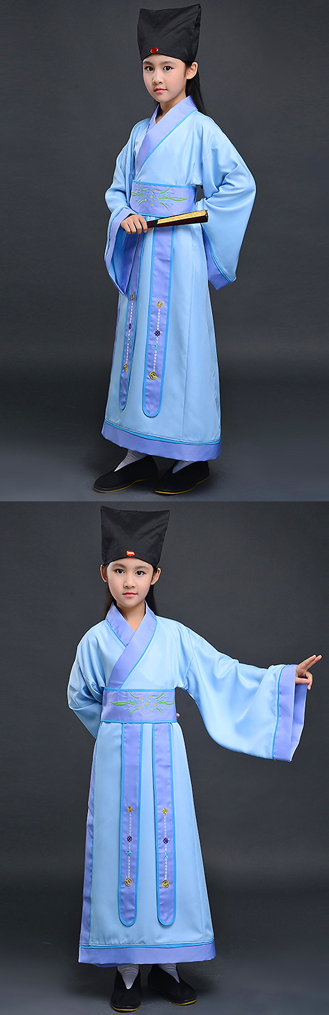 Chinese Ancient Student Costume for Boys and Girls (RM)