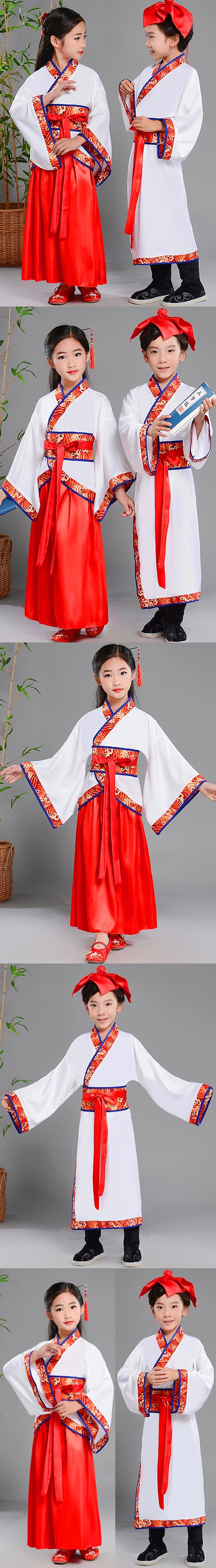 男女童漢朝曲裾 (成衣)