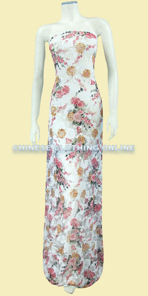 Fabric - Printed Lace Gauze