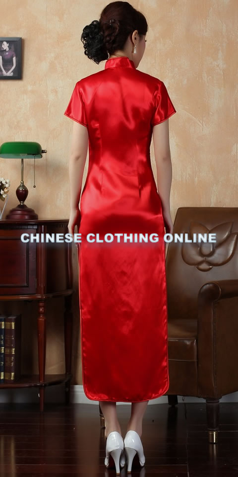 Short-sleeve Long-length Brocade Cheongsam (RM)