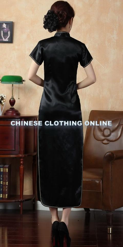 Short-sleeve Long-length Brocade Cheongsam (RM)