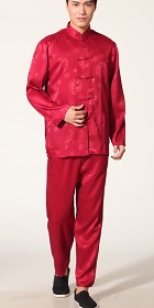 Dragon Embroidery Mandarin Jacquard Suit (RM)