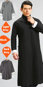 Cotton Linen Mandarin Robe / Cheongsam (RM)