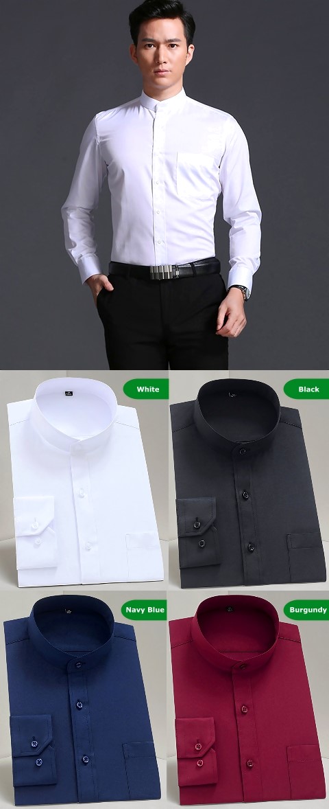 Long-sleeve Round Collar Shirt (RM)