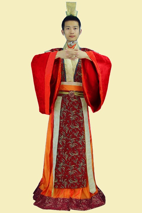 Han Scholar-bureaucrat Court Dress w/ Crown (RM)